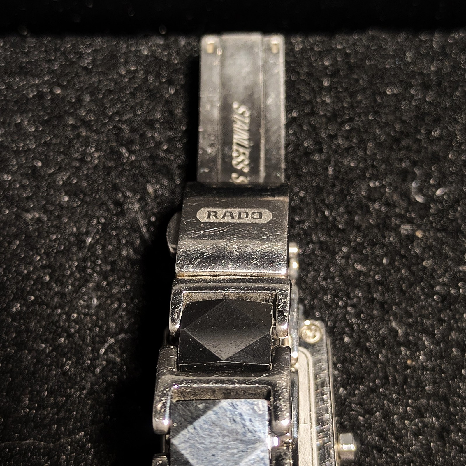 Rado Jubilé Rectangular Diamond Dial Sapphire Swi… - image 3