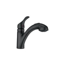 Moen CA87316BL Renzo Black 1-Handle Pull-Out Kitchen Faucet in Matte Black