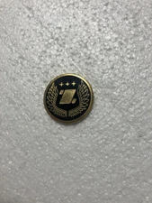ZIMMER GOLDEN SPIRIT Emblems USED 1" Dia. Embossed 1981 - 1988 FREE SHIPPPING