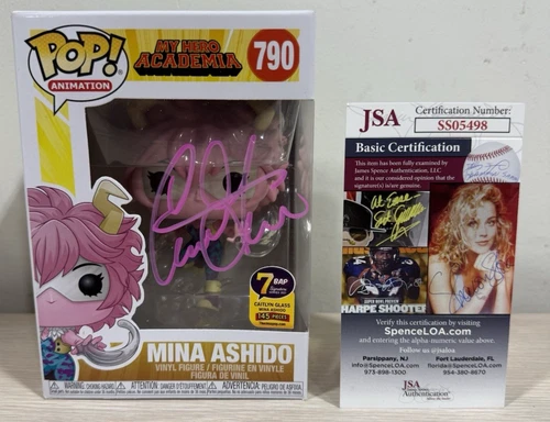 FUNO My Hero Academia #790 Mina Ashido Caitlyn Glass Signed JSA MHA Auto Anime