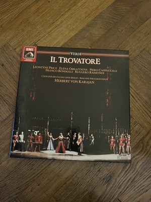 Verdi - Il Trovatore 2 x LP Box Set With Libretto HMV Germany 1978