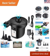 Air Pump for Air Mattress, Air Mattress Pump for Inflatables, Quick Fill Infl...