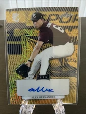 2023 Leaf Perfect Game Alex Hernandez Gold Mojo Proof Auto #d 1/1 Georgia Tech