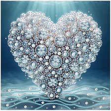 Love Special Shape Diamond Art Painting Kits for Adults 12x12 Inch