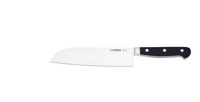 Giesser Messer Santoku Kochmesser KüChenmesser Geschmiedet Scharf Schwarz 18 Cm