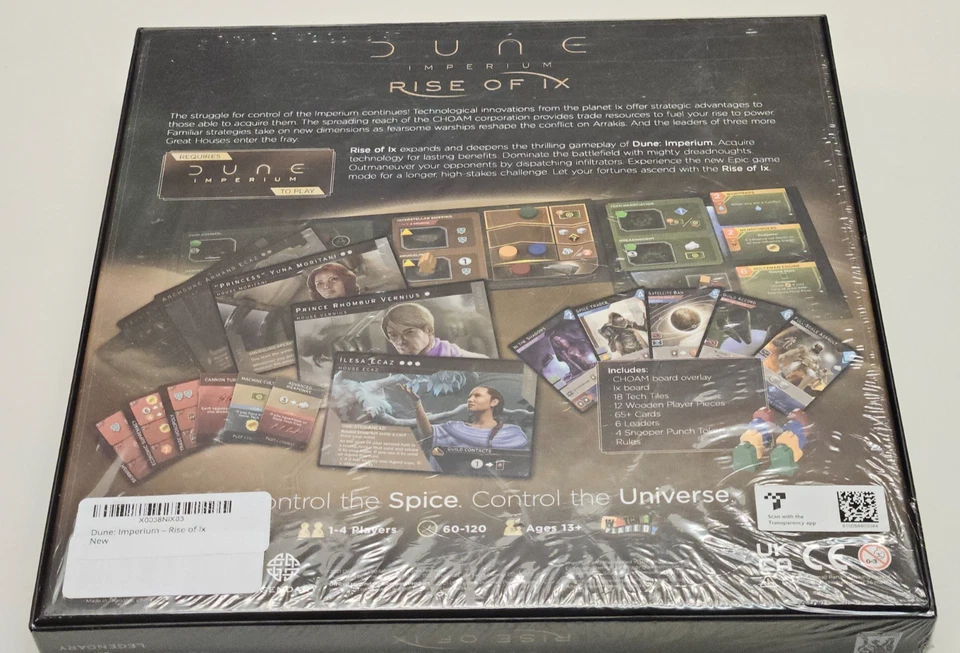 Dune Imperium: Rise of Ix EXPANSION Board Game - Dire Wolf Digital - Image 2 of 3