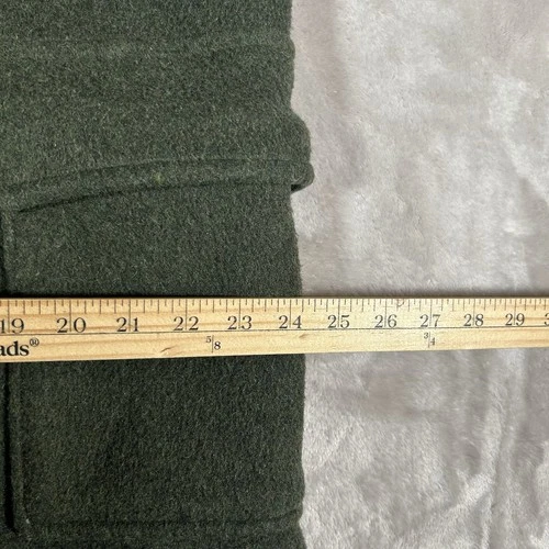 Vintage Gloverall Duffle Coat Mens 44 Green Wool Toggle Hooded British England image 8