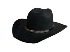Republic of Texas Black Western Cowboy Hat w/...