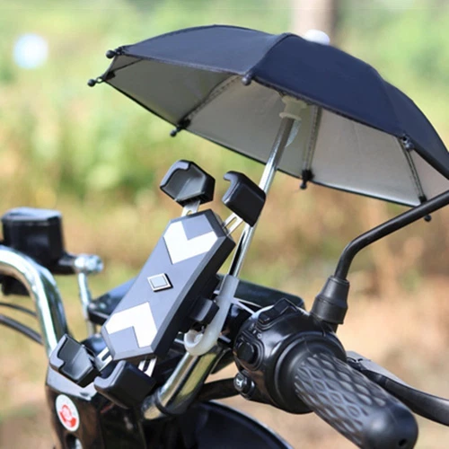 Phone Holder Phone Holder Phone Holder Protector Sunshade 8 Bones With 2 Belts