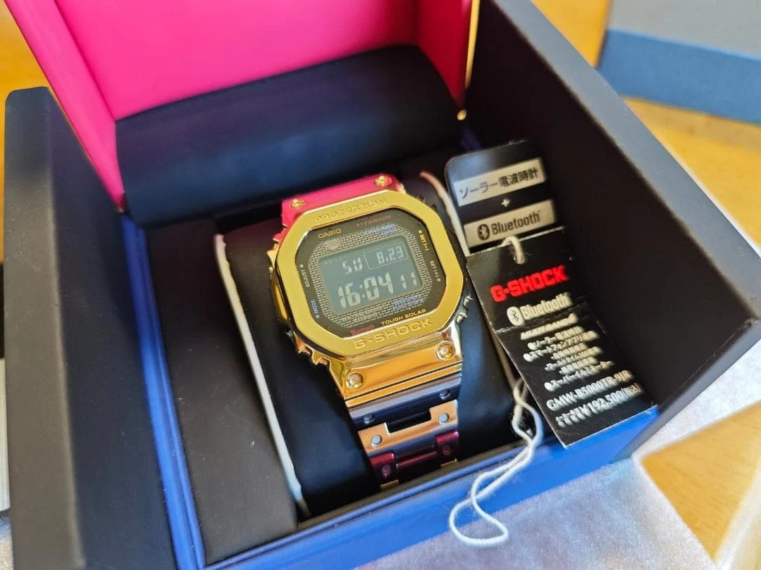 CASIO G-SHOCK GMW-B5000TR-9JR TranTixxii Titanio Multicolor Completo Metal con Caja