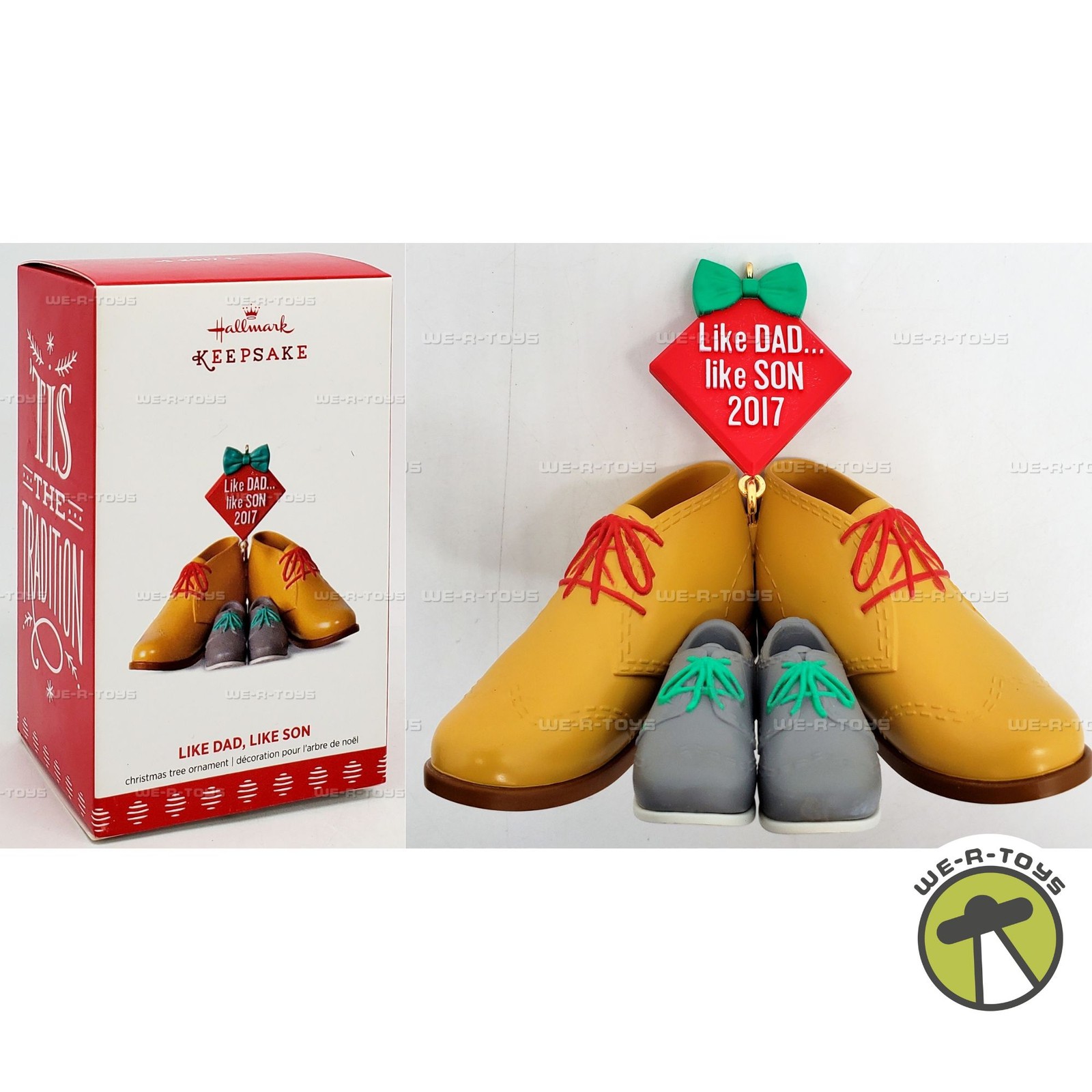 Hallmark Keepsake Christmas Ornament Like Dad, Like Son 2017