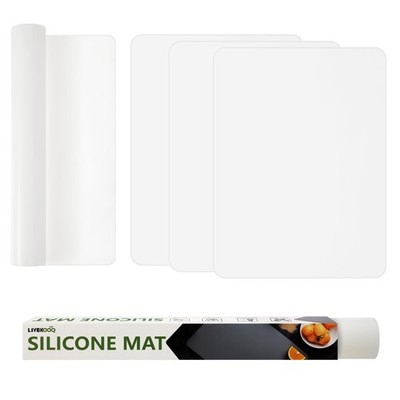 Silicone Mat for Kitchen Counter, Heat-Resistant BPA-Free Nonslip Surface, Tr...