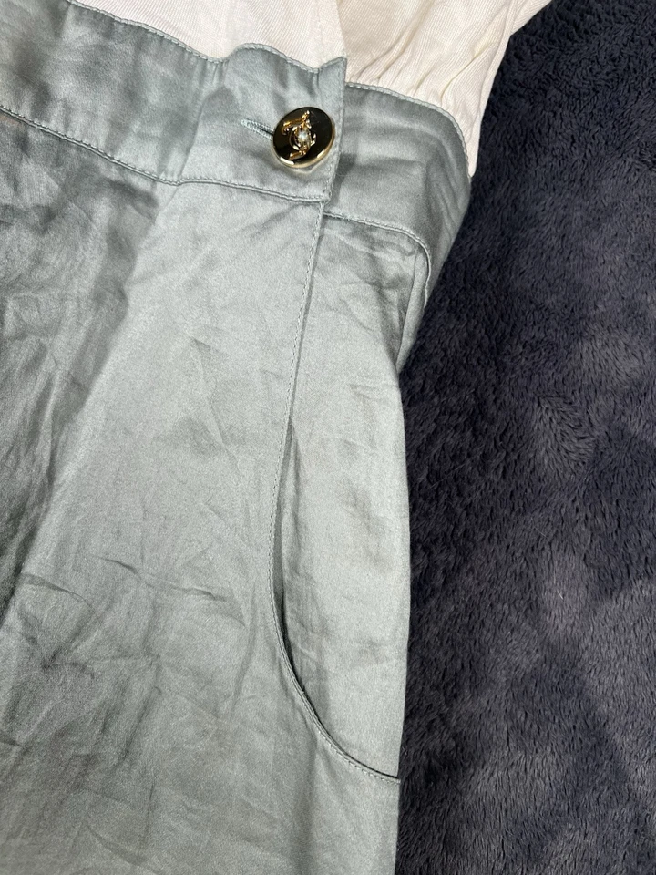 Vintage Juicy Couture Dress Size Medium Cream and Light Blue - Image 4 of 4