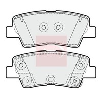 Hyundai Bayon BC3 2021 Apec BremsbeläGe Hinten (R90) PAD1989