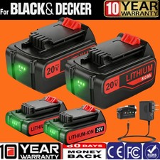 20V 8.0Ah For Black and Decker LBXR20 LB20 20 Volt MAX Lithium Battery/Charger