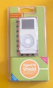Agent 18 Shield Protector for iPod nano 2Gb & 4GB Clear NIB