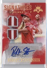 2017 Diamond Kings DK Signatures Holo Gold 19/49 Robert Stephenson Auto fm0