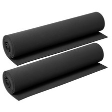 AMZQNART 2 Pack EVA Foam 2mm, Cosplay Foam Roll, 16 x 59in Black, Suitable for