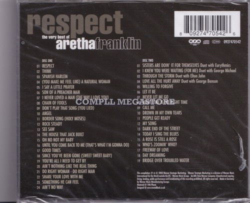 ARETHA FRANKLIN - RESPECT / THE VERY BEST OF 2CD (NEW & SEALED) FREEWAY OF LOVE - 第 2/2 張圖片