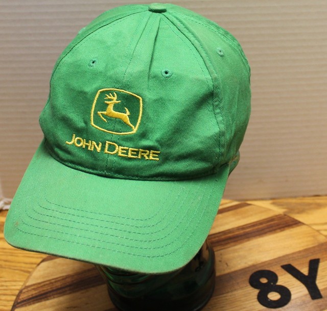 JOHN DEERE FISHER IMPLEMENT COMPANY TANGENT OREGON HAT SNAPBACK VGC 8Y