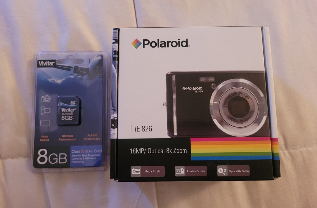 ポラロイドカメラ　POLAROID LAND CAMERA Polaroid iE 826 18MP Digital Camera New In Box Red Optical 8x Zoom