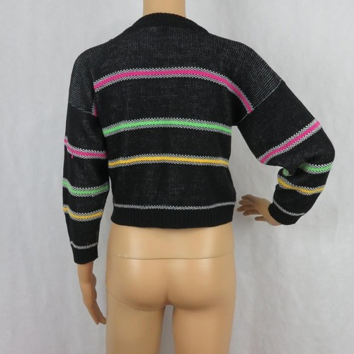 Vintage Sweater Grand Knitware Kids Elephant Stripe Pullover Cute Unisex - Picture 4 of 4
