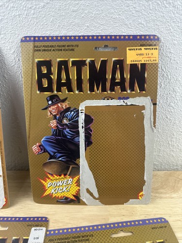 Toy Biz 1989 Batman, Joker Bob Action Figure Card back Cardboard Only - Picture 13 of 18