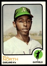 1973 Topps Bill North Rookie Oakland Athletics #234