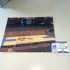 JOHN WOODEN signed autographed 11X14 UCLA HOF COACH BECKETT BAS COA BB35539