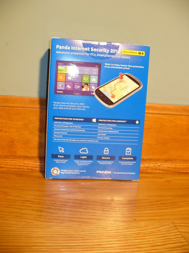 Panda Internet Security 3 Licenses PC, 3 Android /1 Yr. - CD in Box - US Seller - Image 2 of 4