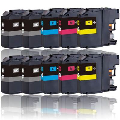 10 Farb-Patronen Set kompatibel für Brother MFC-J4625DW MFC-J480DW MFC-J5320DW
