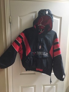bulls pullover jacket