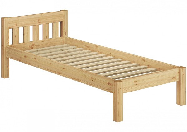 Kinderbett Bett Jugendbett 90X190 Kiefer Holzbett Rollrost GäStebett Holzbett-image