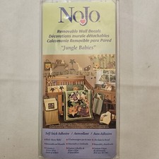 Jungle Babies Removable Wall Decals by NoJo child nursery decor monkey elephant