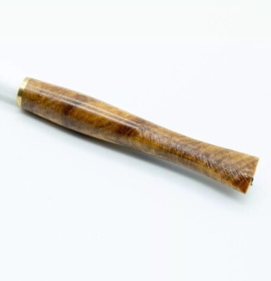 Zigarettenspitze lasiertes Holz Flaches Mundstück Slim Ø 6 mm