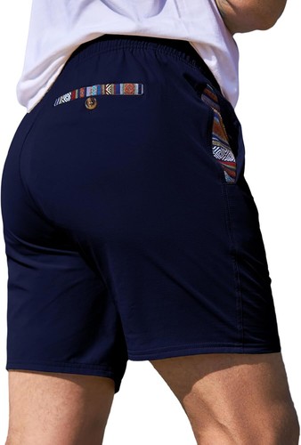 Men's Quick Dry Drawstring Shorts Stretch Athletic Beach Gym Casual - Picture 53 of 55