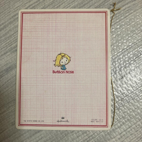 Button Nose Vintage collections Retro collections Sanrio