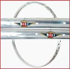 NOS PAIR NISI TORO RIMS 28" 700c 32H HOLES VINTAGE TUBULARS ROAD RACING BIKE OLD