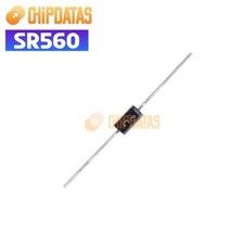 100PCS New SR560 SB560 5A 60V Schottky diode rectifier diode