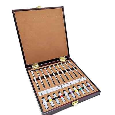 Set of 10pcs Professional Tool Screwdrivers Steel 0.6mm-2.0mm for Watch Repair
