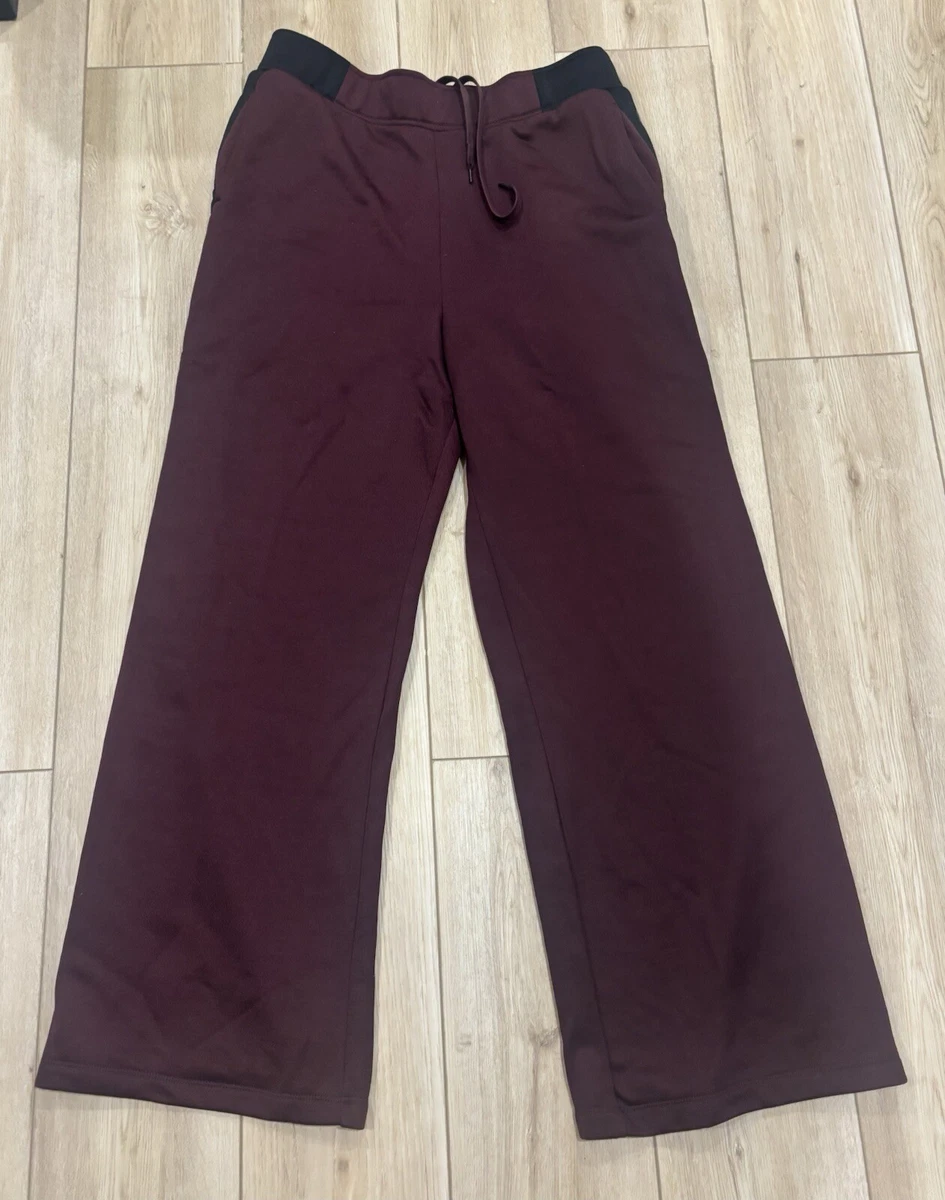 Pantalones Palazzo Arolina Para Mujer - Estampado Floral Rojo Y Marrón, Cintura Alta, Elásticos Y Cómodos