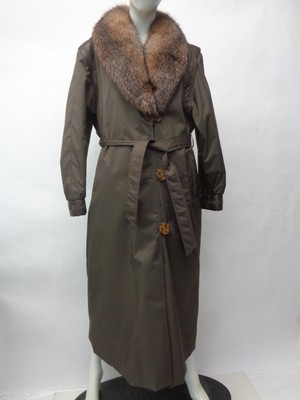 raincoat with fur inside