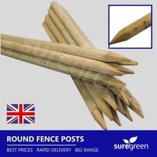 Round Fence Post | 1.2m x 50mm | 5 Pack