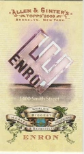 2009 Topps Allen & Ginter Mini World's Biggest Hoaxes #HHB6 Enron