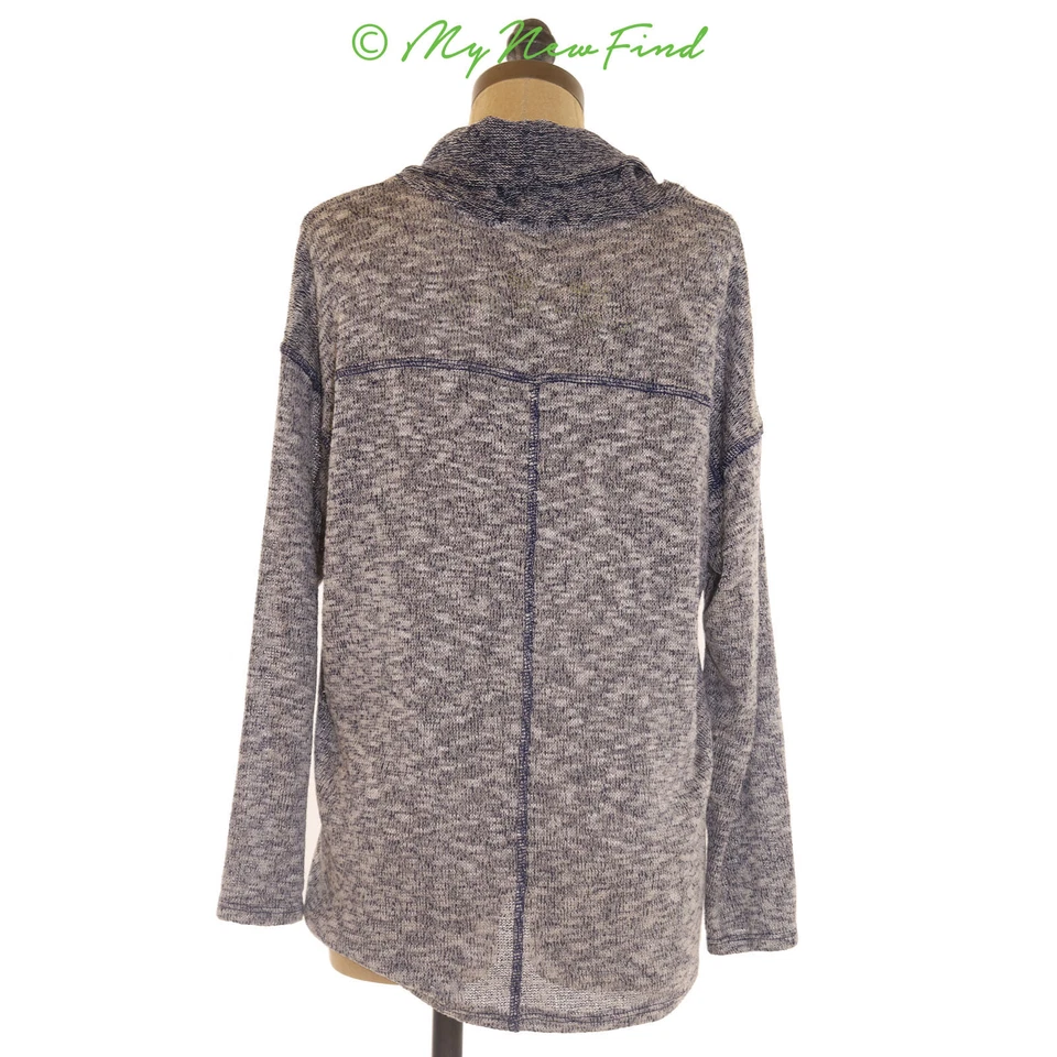 Suéter Gibson Nordstrom Top Talla S Capucha Semi Transparente Gris Negro Acogedor Usado en Excelente Condición B44 Foto 3 de 3