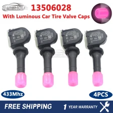 4Pcs 13506028 TPMS Tire Pressure Sensor 433MHz For GMC Buick Chevy Cadillac NEW