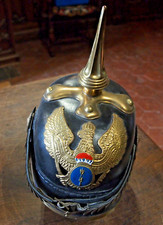 casque à pointe d'officier  - spiked helmet - pickelhaube - WW1