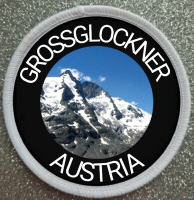 3'' Großglockner Österreich Bergeisen / Nähen Patch Abzeichen 