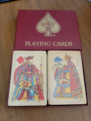 Vintage Hoyle Mid Century Cesar Pallas Playing Cards Ceasar Double Deck