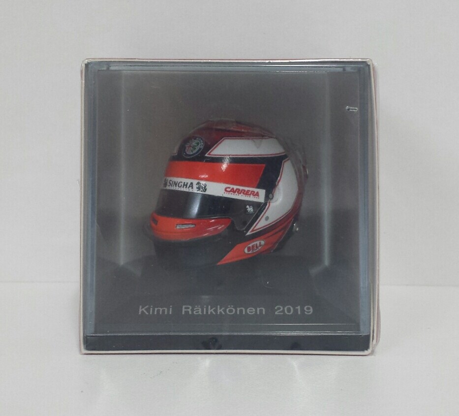 Casque Spark 1/8 Kimi Räikkönen 2019 - Échelle 1:4 - Modèle De Collection Occasion